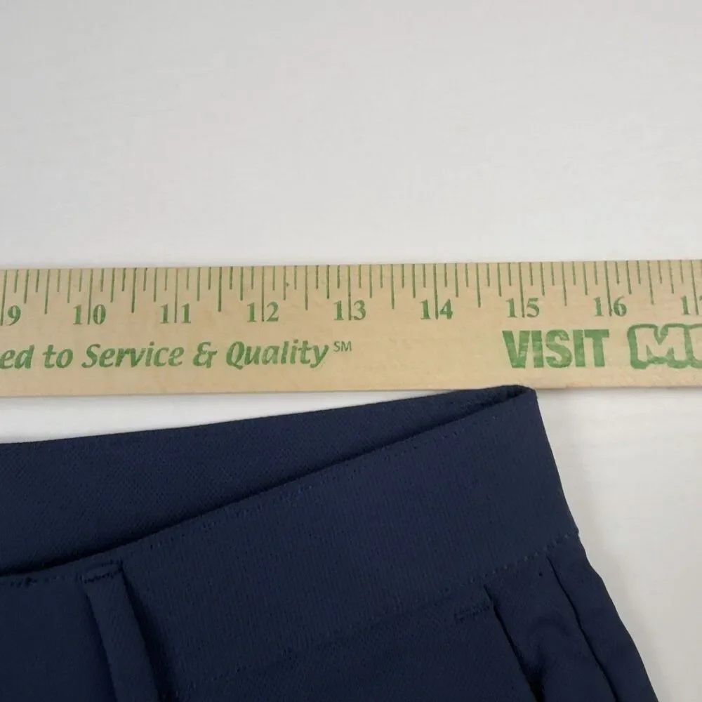 NWT Banana Republic Flat Front Pant Performance Mens 30x28 Blue 100%Polyester